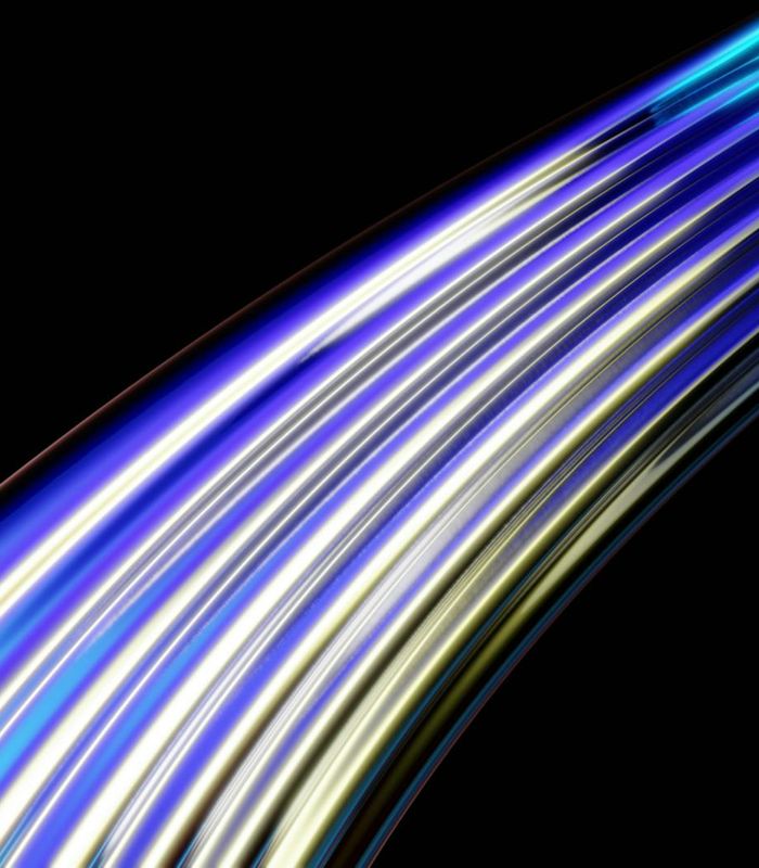 Abstract glowing motion lines
